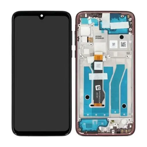WYŚWIETLACZ LCD + EKRAN DOTYKOWY MOTOROLA MOTO G8 PLUS XT2019 - CZERWONY - 5D68C15529 ( ORYGINALNY )