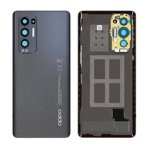 KLAPKA BATERII OPPO FIND X3 NEO RENO5 PRO 5G - CZARNA - 4906034 ( ORYGINALNA )