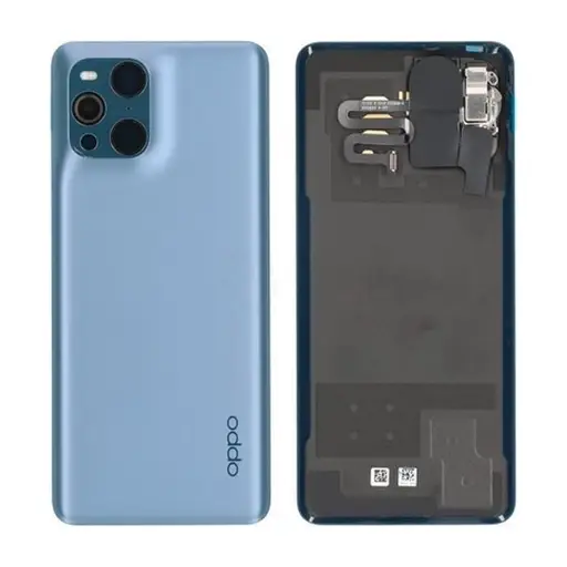 KLAPKA BATERII OPPO FIND X3 PRO - NIEBIESKA - 6561751 ( ORYGINALNA )