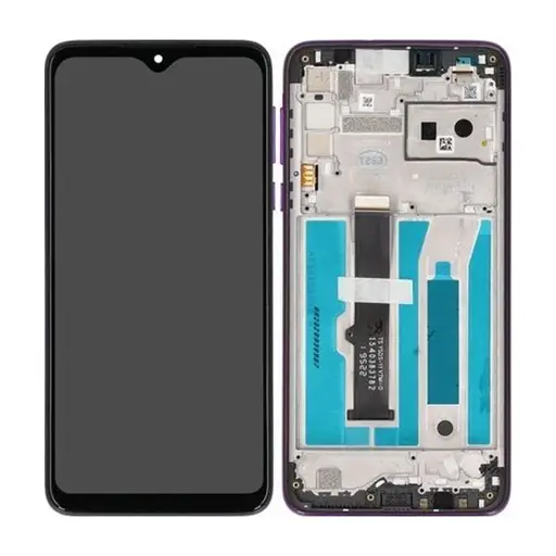 WYŚWIETLACZ LCD + EKRAN DOTYKOWY MOTOROLA MOTO ONE MACRO XT2016 - PURPUROWY - 5D68C15387 5D68C18175 ( ORYGINALNY )