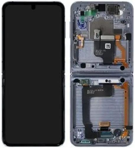 WYŚWIETLACZ LCD + EKRAN DOTYKOWY (WEWNĘTRZNY) SAMSUNG FLIP 4 5G SM-F721 - NIEBIESKI - GH82-29440D | GH82-29441D | GH82-30238D | GH82-30239D (ASSEMBLED)
