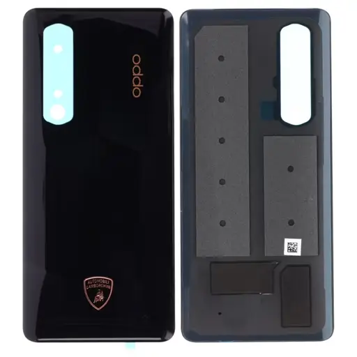 KLAPKA BATERII OPPO FIND X2 PRO - CZARNA - 4721678 ( ORYGINALNA )