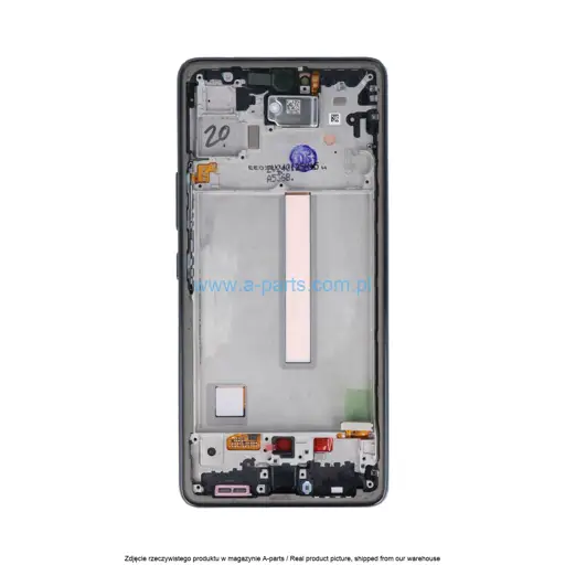 WYŚWIETLACZ LCD + EKRAN DOTYKOWY SAMSUNG A53 5G SM-A536 - CZARNY - GH82-28024A | GH82-28025A (ASSEMBLED)