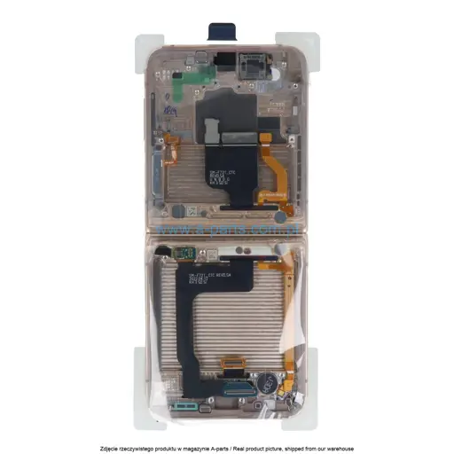 WYŚWIETLACZ LCD + EKRAN DOTYKOWY (WEWNĘTRZNY) SAMSUNG Z FLIP 4 5G SM-F721 - ZŁOTY - GH82-29440G | GH82-29441G | GH82-30238G | GH82-30239G (ASSEMBLED)