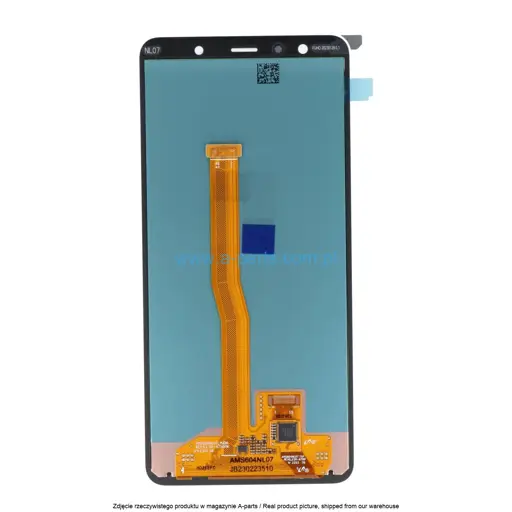 WYŚWIETLACZ LCD + EKRAN DOTYKOWY SAMSUNG A750 GALAXY A7 2018 CZARNY GH96-12078A (ORYGINALNY)