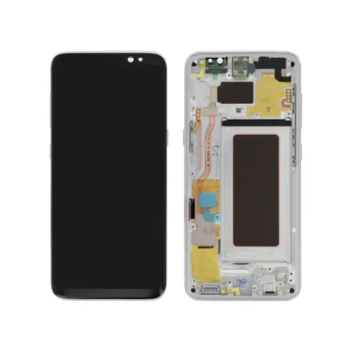 WYŚWIETLACZ LCD + EKRAN DOTYKOWY SAMSUNG G950 GALAXY S8 SREBRNY GH97-20457B | GH97-20473B (ORYGINALNY)