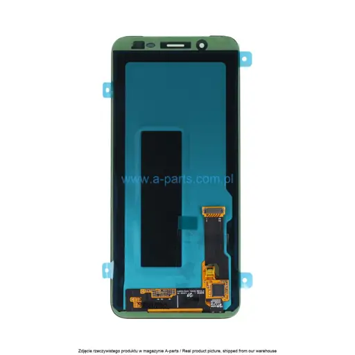WYŚWIETLACZ LCD + EKRAN DOTYKOWY SAMSUNG A500 / J600 GALAXY A5 / J6 CZARNY GH97-21931A | GH97-22048A (ORYGINALNY)