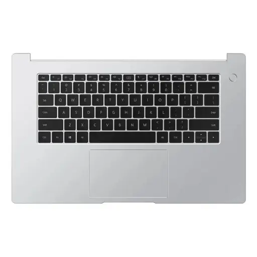 OBUDOWA PRZEDNA Z KLAWIATURĄ HUAWEI MATEBOOK 15 - SREBRNA - 02353JXU 02353MLS ( ORYGINALNA )