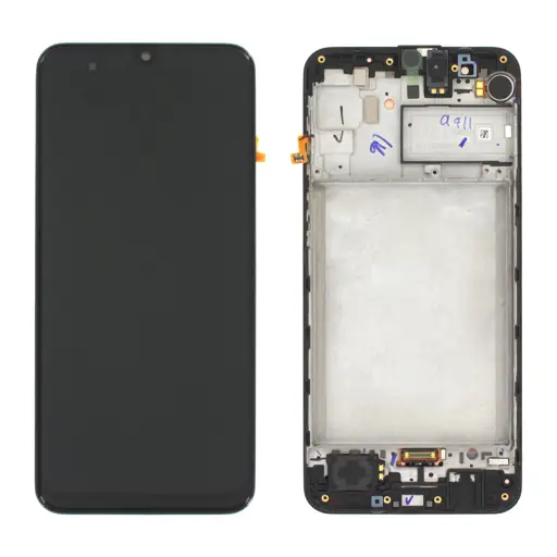 WYŚWIETLACZ LCD + EKRAN DOTYKOWY SAMSUNG M315 GALAXY M31 CZARNY GH82-22405A | GH82-22631A (ORYGINALNY)