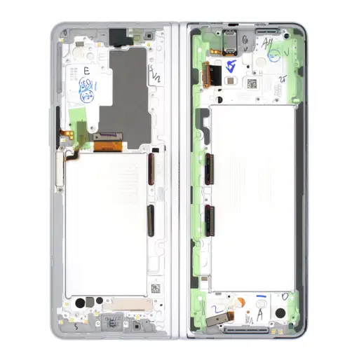 WYŚWIETLACZ LCD + EKRAN DOTYKOWY (WEWNĘTRZNY) SAMSUNG Z FOLD 3 5G SM-F926 - SREBRNY - GH82-26283C | GH82-26284C (ORYGINALNY SERVICE PACK)
