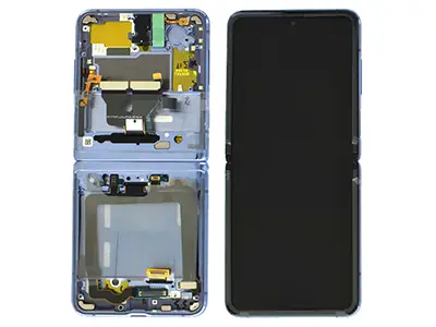 WYŚWIETLACZ LCD + EKRAN DOTYKOWY SAMSUNG FLIP SM-F700 - PURPUROWY - GH82-22215B | GH82-27350B | GH82-27351B (ORYGINALNY SERVICE PACK)